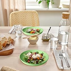Homienly Wheat Straw Plates,Lightweight Unbreakable
