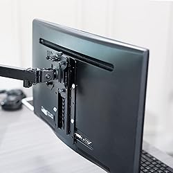 VIVO Height Adjustable VESA Adapter Stand for