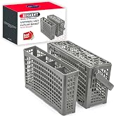 Universal Dishwasher Basket Replacement - 2 in 1 Utensil/Cutlery Basket | Universal Dishwasher Silverware Cutlery Basket Compatible with Bosch,Maytag,Kenmore,Whirlpool,KitchenAid,LG,Frigidaire,GE