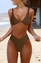 geluboao High Cut Bikini Bathing Suits for Women