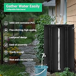 FAMIROSA 100 Gallon / 378L Collapsible Rain