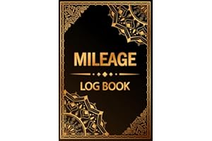 Mileage Log Book: mileage log book for taxes for self employed, Automotive Daily Tracking Miles Record Book / Odometer Tracke