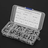 Yosoo M8 Helicoil Insert Screw Sleeve M6-M8 1D-3D Stainless Steel Thread Repair view 2