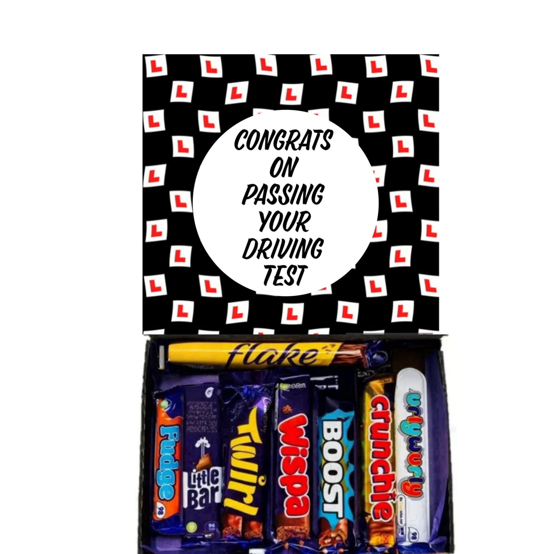 Congratulations Passing Driving Test Gift Present Sweet Box Hamper Chocolates