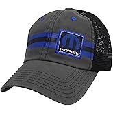 CarBeyondStore - Mopar Logo Stripes Gray Black Mesh Baseball Cap for Charger, RAM, Challenger, Jeep