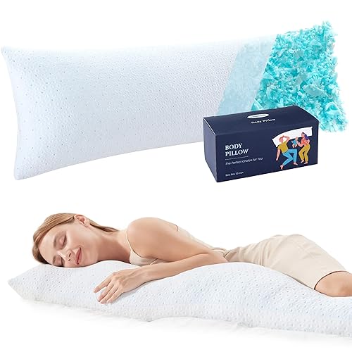 Downcool Memory Foam Body Pillow Amazon Body Pillow DOWNCOOL Large