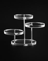 QWORK Round Acrylic Products Display Riser