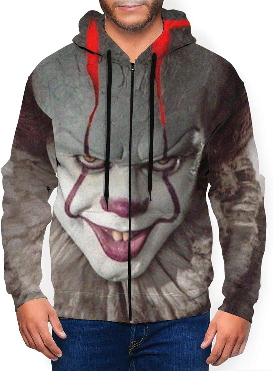 pennywise zip up hoodie