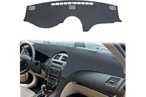 HanLanKa Dashboard Cover Dash Cover Mat Pad Custom Fit for Lexus ES350 2007 2008 2009 2010 2011 2012(Charcoal Gray)