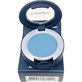 MAC Powder Kiss Soft Matte Eye Shadow - Good Jeans (Muted slate blue grey) .05 Oz / 1.5 g