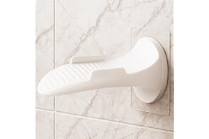 Tokokimo Shower Foot Rest for Shaving Legs, Pedicure Foot Rest for Inside Shower, Shaving Stool No Drilling is Needed Non-Slip Bathroom Pedal, Suitable for Smooth Tiles, Smooth Marble, Smooth Glass