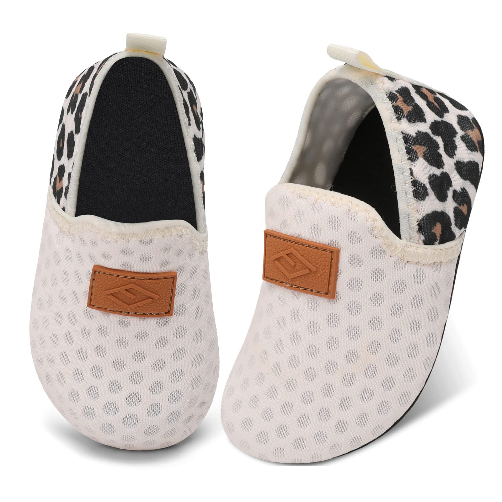 Lefflow Toddler Water Shoes Kids Quick Dry Beach Swim Socks Shoes Baby Non Slip House Slippers