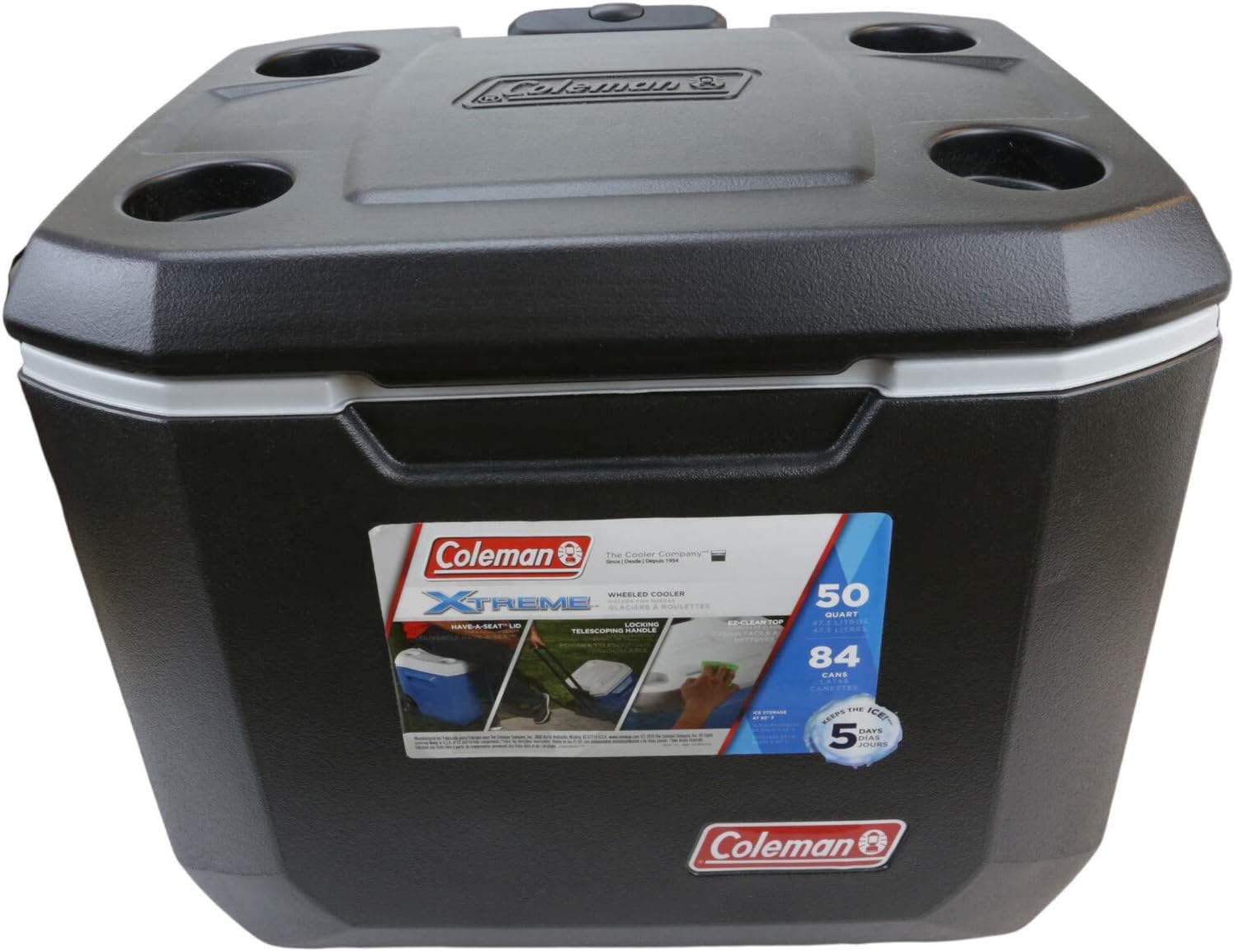 coleman xtreme series wheeled cooler