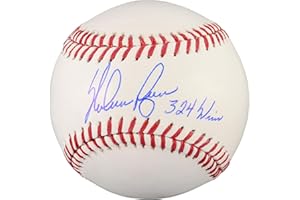 SPORTS MEMORABILIA Nolan Ryan Texas Rangers Autographed Baseball with "324 Wins" Inscription - Autographed Baseballs