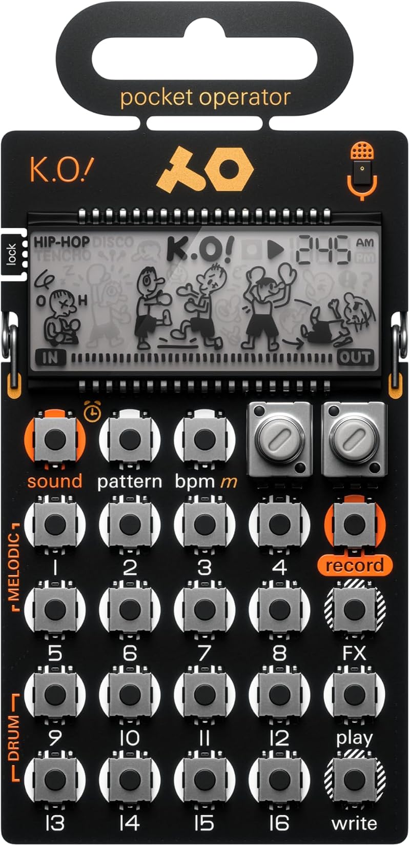 Teenage Engineering PO-33 Pocket Operator KO Sampler Sequencer