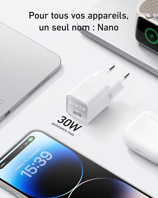 Chargeur iPhone 511 (Nano 3) USB C