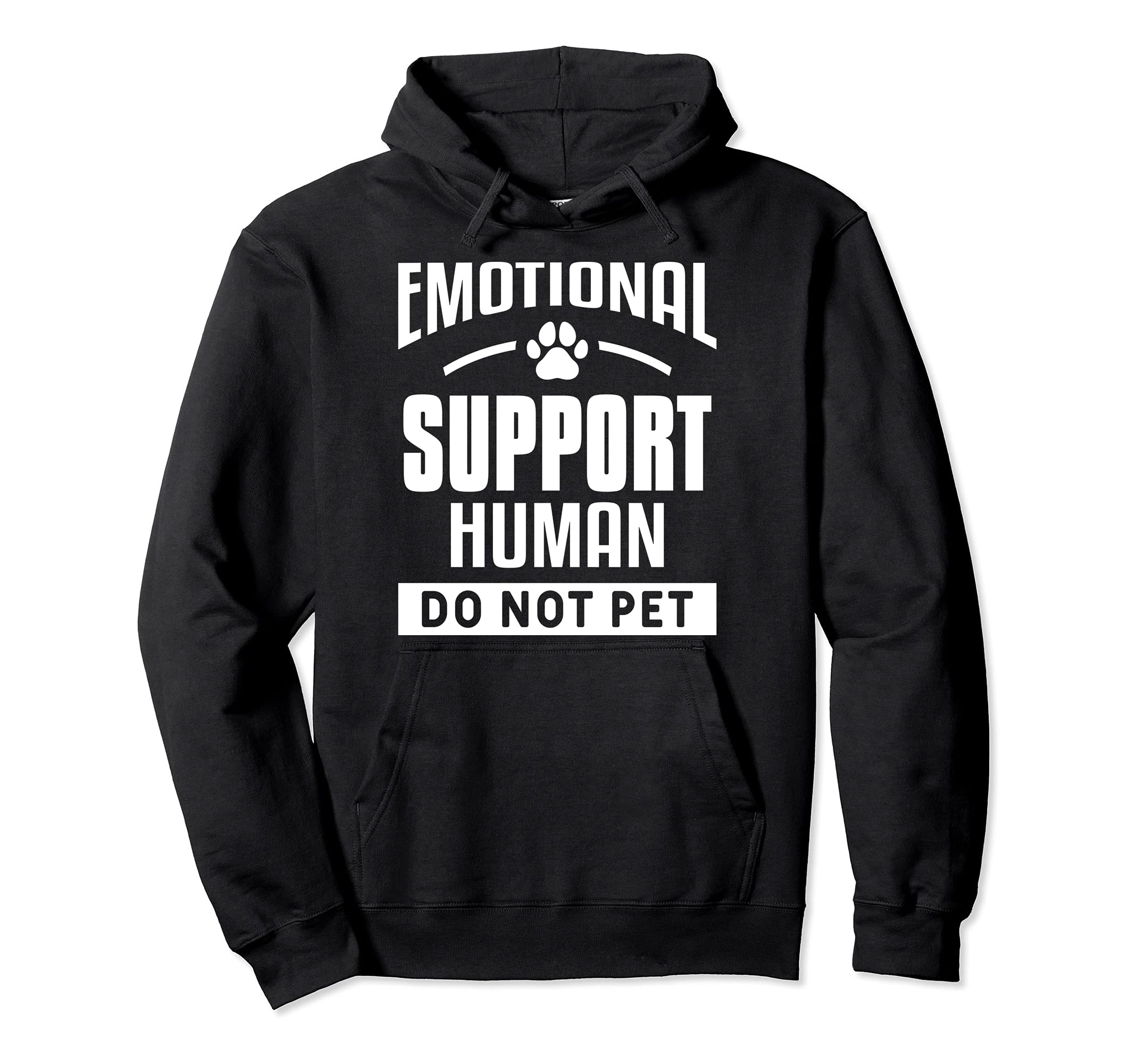 Emotional Support Human Do Not Pet Trained Dogs Service Dog Pullover Hoodie