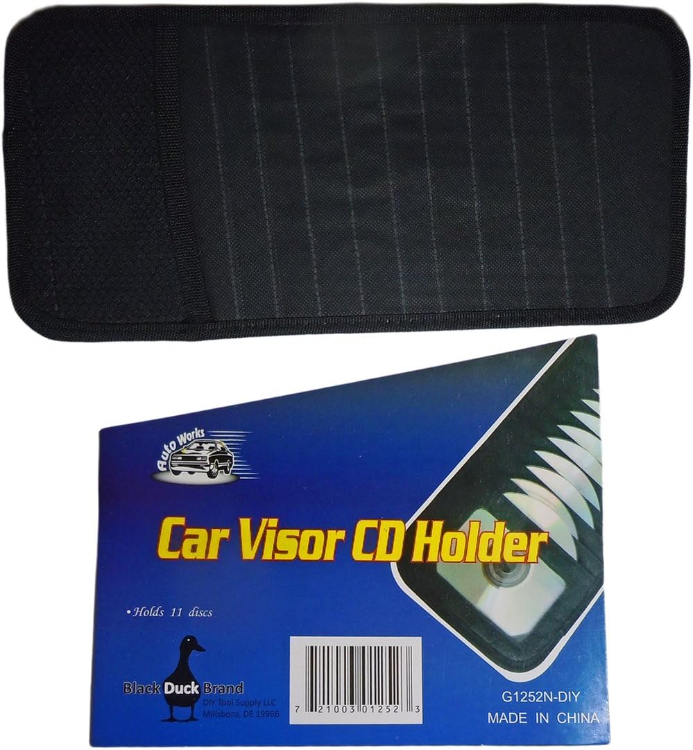 1 X Car Auto Truck Sun Visor 11 CD or DVD Holder Organizer Holder Case: Furniture & Decor