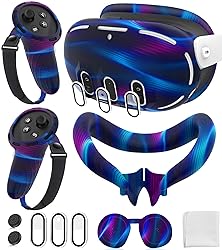 Silicone Cover Set Compatible with Oculus/Meta