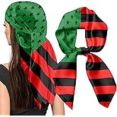 Neapth Head Scarf for Women's Hair Fashion Silk Scarf Square Satin Headscarf Bandana