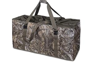MYDAYS 12 Slot Duck Decoy Bag, Mid-Size Goose Decoy Bag, Hunting Gear, Duck Hunting Bag with Waterfowl Hunting Blind Camouflage Printing