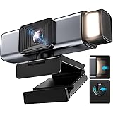 GUSGU 2K QHD Webcam with Sony Sensor, G940 Web Camera with Microphone and Privacy Protection, USB Plug&Play Computer Camera f