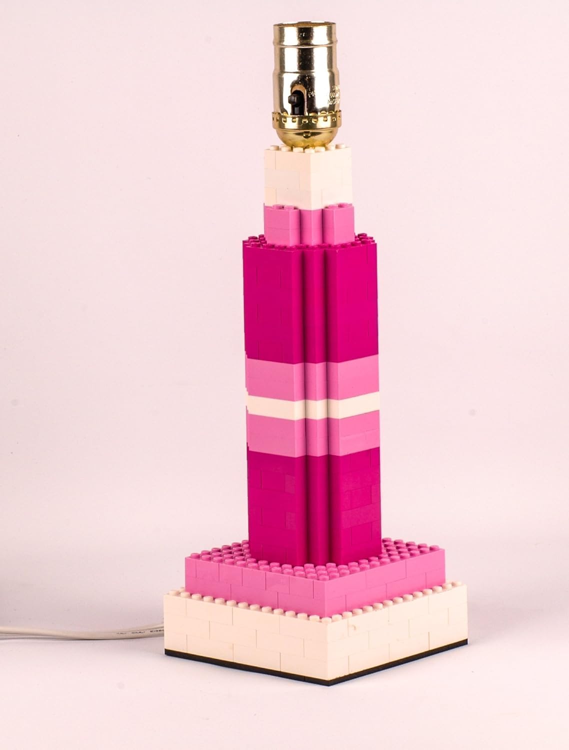Pink Bedroom Lamp Handmade