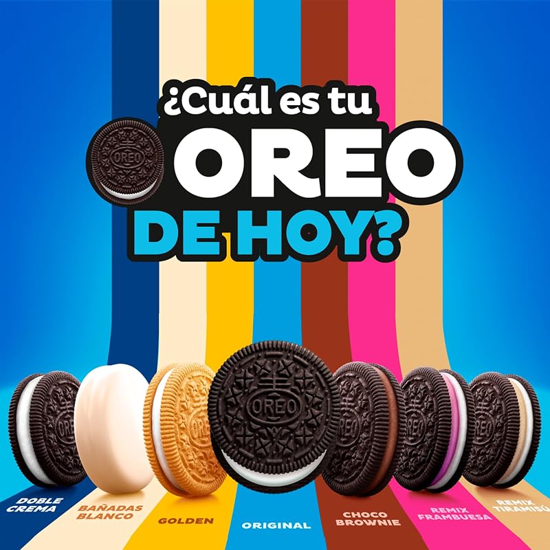 Oreo choco brownie chocolate creme recheado biscoitos de cacau sabor brownie 154g - embalagem com 16