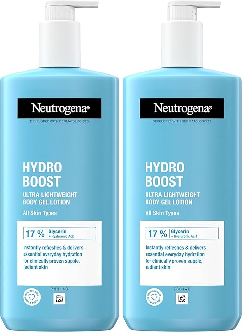 Neutrogena Hydro Boost Body Gel Cream, 400 ml (Pack of 2)