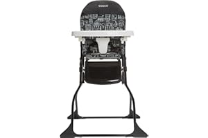 Cosco Simple Fold Full Size High Chair With Adjustable Tray, 28.5x23.5x38.7 Inch (Pack of 1)