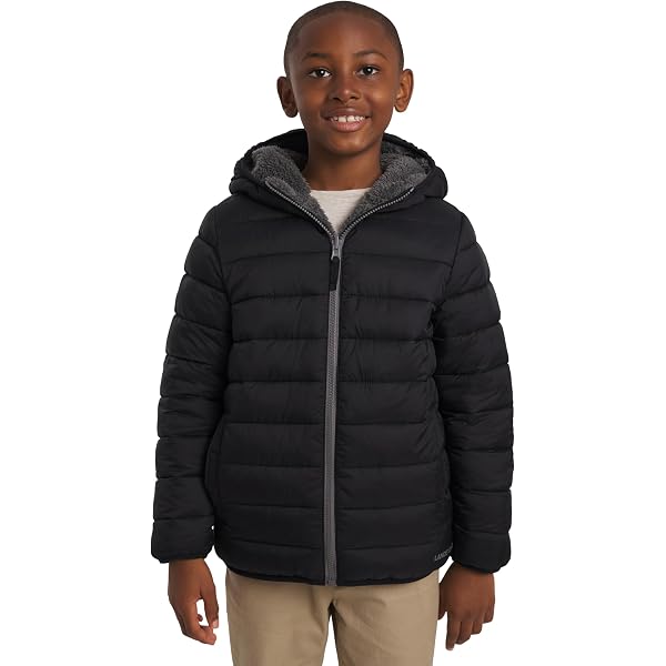 Amazon.com: Lands' End Kids' Reversible Jacket Black Little Kid
