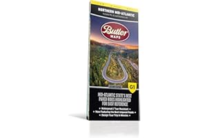 BUTLER MOTORCYCLE MAPS Butler Maps G1 Regional Maps (Northern Mid-Atlantic States)