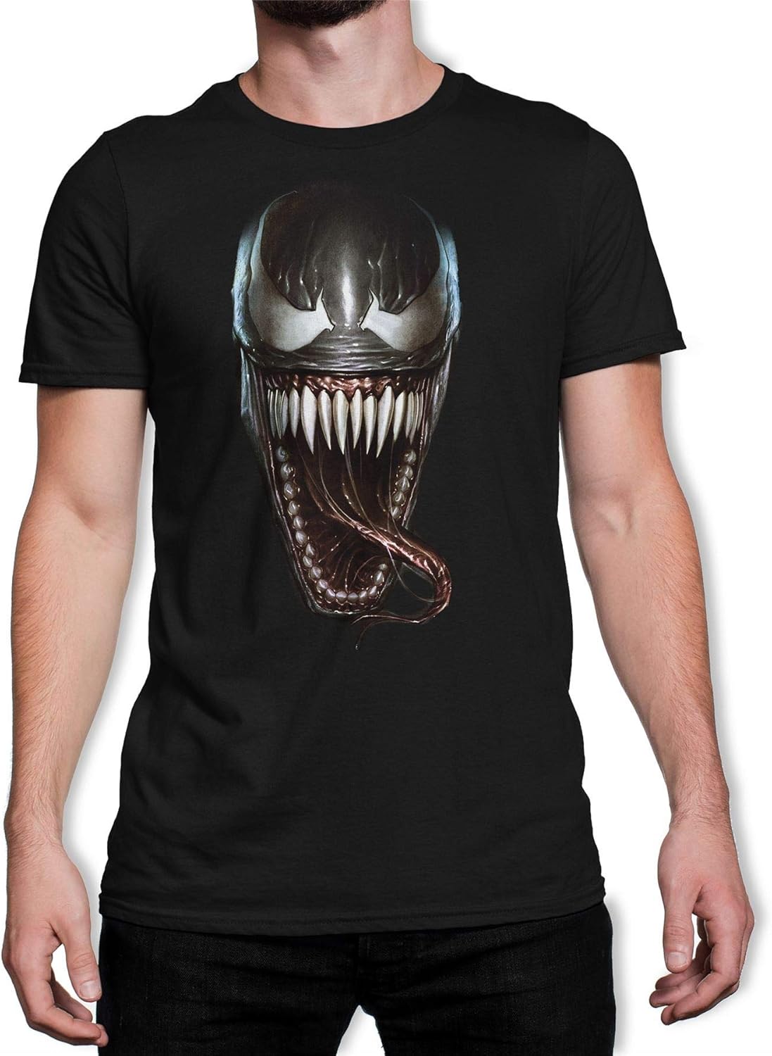 Venom Face Black Short Sleeved Men�s TShirt Small Amazon