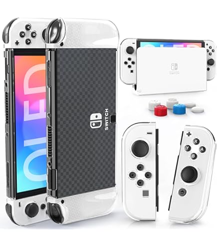 Amazon.com: RHOTALL Soft TPU Clear Shell Compatible with Nintendo