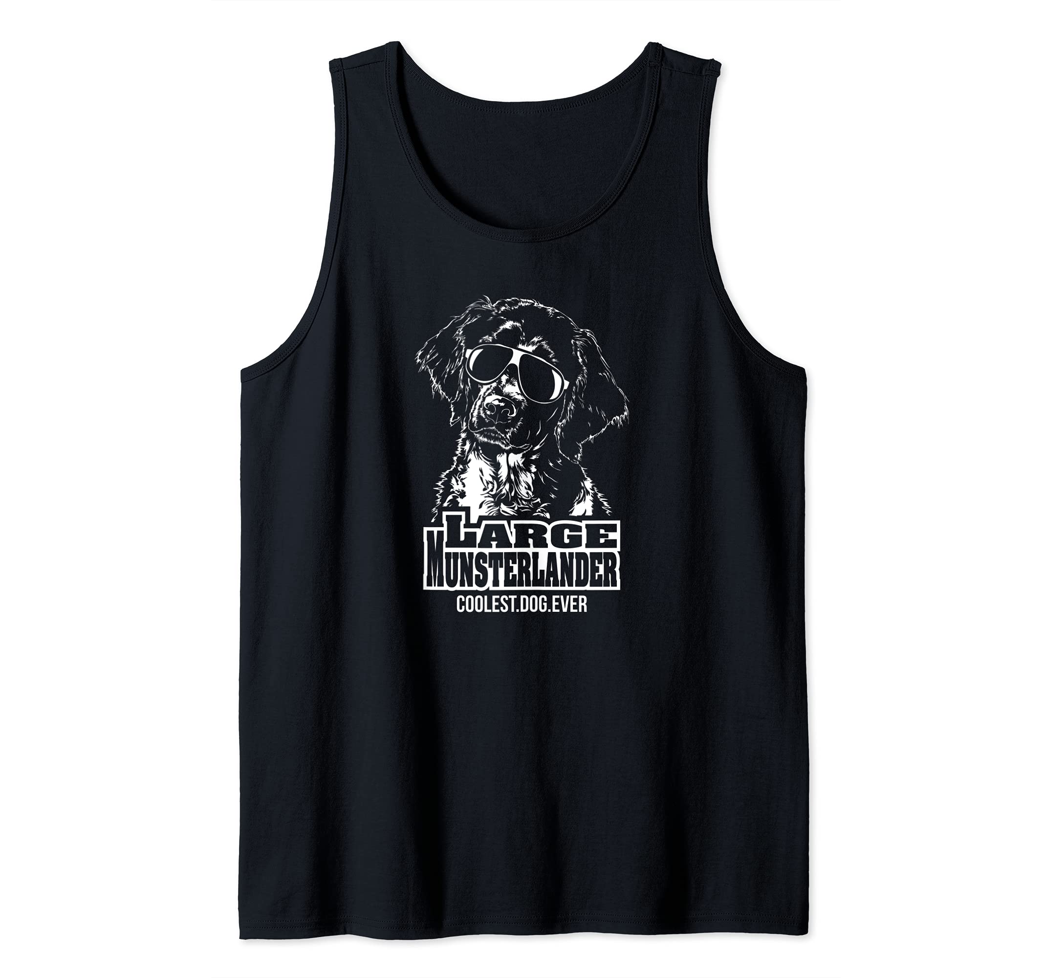 Funny Proud Large Munsterlander coolest dog ever dog saying Tank Top