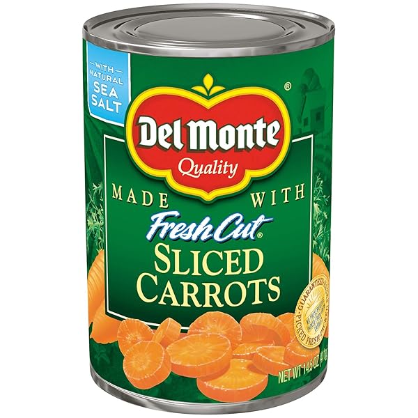 DEL MONTE CANNED FRESH CUT SLICED CARROTS, 14.5 OUNCE