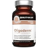Quality of Life Oligoderm, Premium Skin Support Supplement Featuring Oligonol and Niacinamide - 60 Capsules
