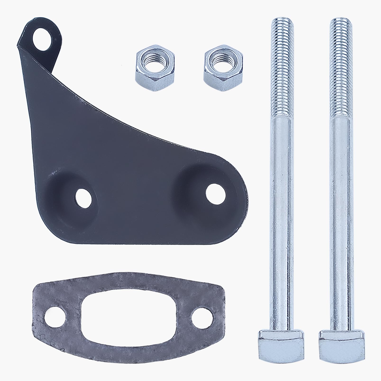 Haishine Muffler Screw Bolt Bracket Gasket Repair Kit Fit for Husqvarna 50 51 55 Rancher Gas Chainsaw Spare Parts