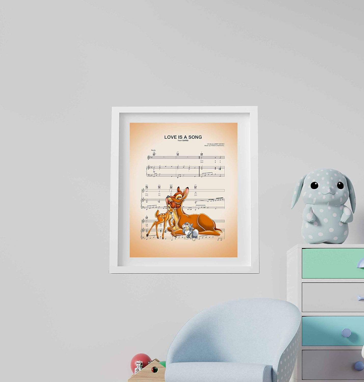 bambi nursery decor