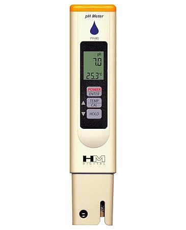 HM Digital HMDpHM80 pH/Temperature Meter (Ivory)