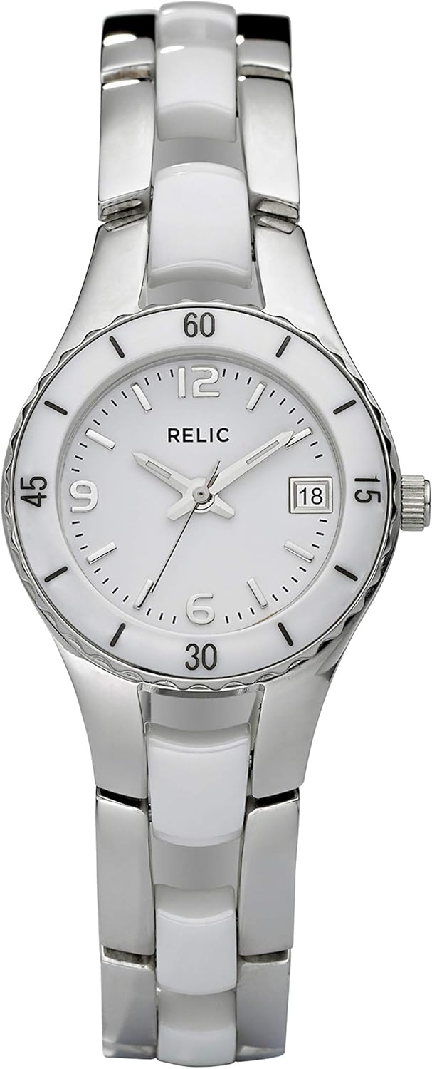 Relic Women's ZR11894 Analog Display Analog Quartz Silver Watch Amazon