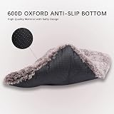 Jaspuriea Medium Dog Bed 75x50x7cm Calming Plush Mattress Anti-Slip Bottom view 4