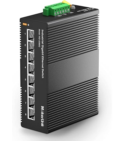 ルーター・ネットワーク機器 NSIE8108 8-Port Gigabit PoE Switch Amazon.com: MokerLink 8 Port PoE Gigabit Industrial DIN-Rail
