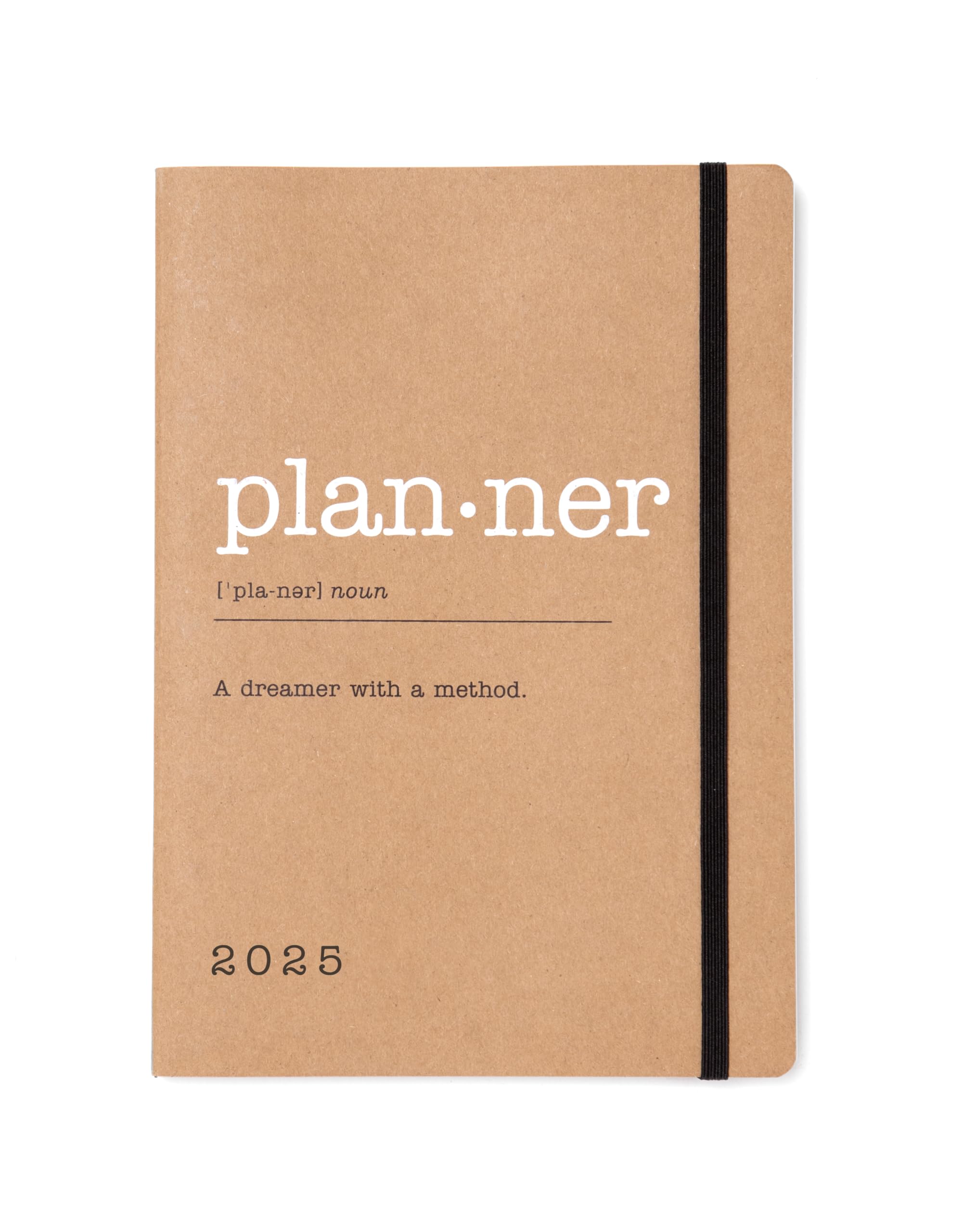 Letts of London Eco Writers Words A5 week to view 2025 diary - kraft