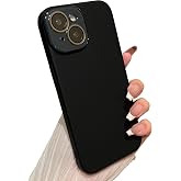 Caseative for iPhone 14 Case, Black | Solid Color Full Camera Lens Protection
