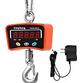Digital Hanging Scale Industrial Crane Scale with Precision Sensor Suitable for Farm Weighing (500kg/1100lb)
