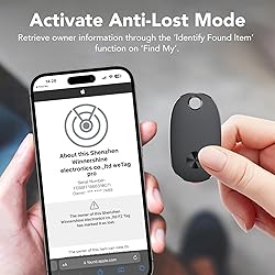 Air Tags-4 Pack, Bluetooth Tracker Works with Apple