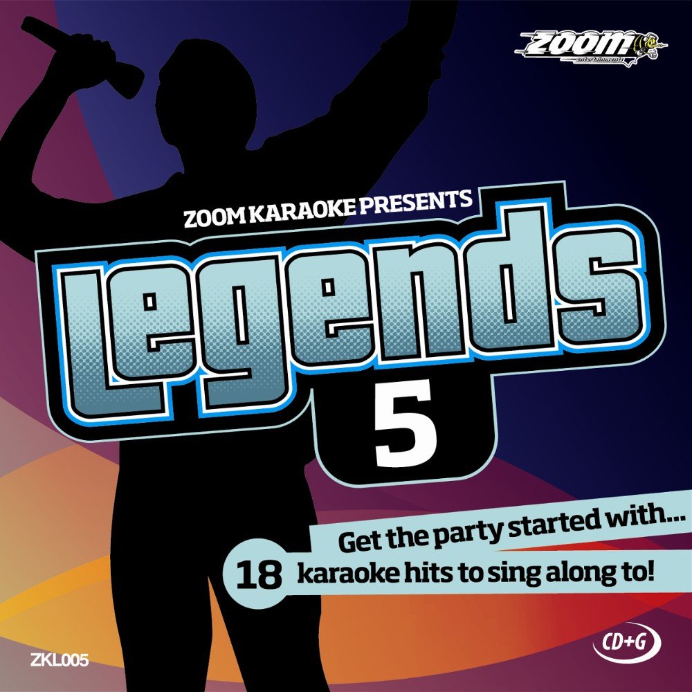 Zoom Karaoke CD+G - Legends Volume 5 - Elton John/Billy Joel/Rod Stewart/Barry Manilow [Card Wallet]