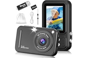 Digital Camera, 48MP FHD 1080P Point and Shoot Cameras for Photography and Video with 16X Zoom Anti Shake, Portable Compact C