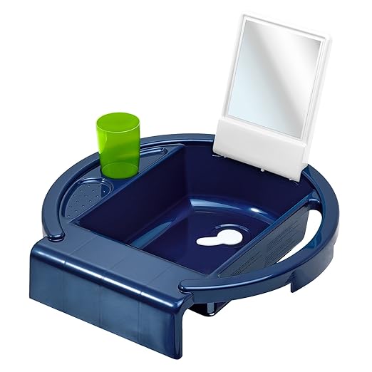 Rotho Babydesign 20034 0255 01 Kiddy Wash Kinderwaschbecken, blau